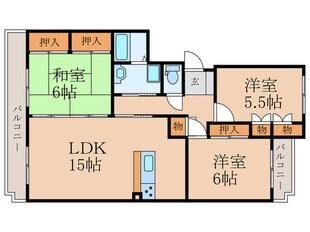 REZIA苅田　C棟の物件間取画像